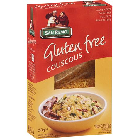 Couscous gluten free. No, couscous is not gluten-free. Despite its rice-like appearance, couscous is made from semolina, which is a granule of durum wheat. Therefore, it is not gluten-free. Couscous … 