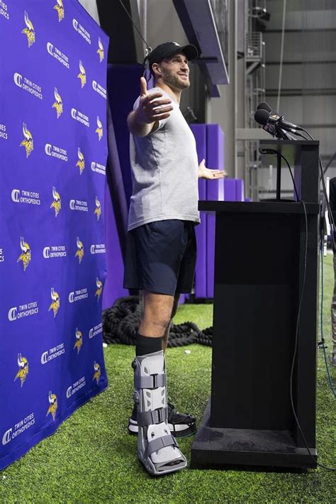 Cousins has gone from denial to grief to full immersion in rehab; his future with Vikings can wait