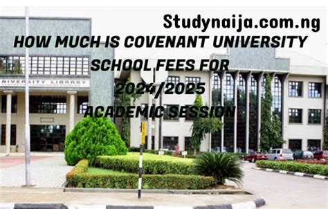 Covenant University School Fees For All Courses 2024/2024 Session