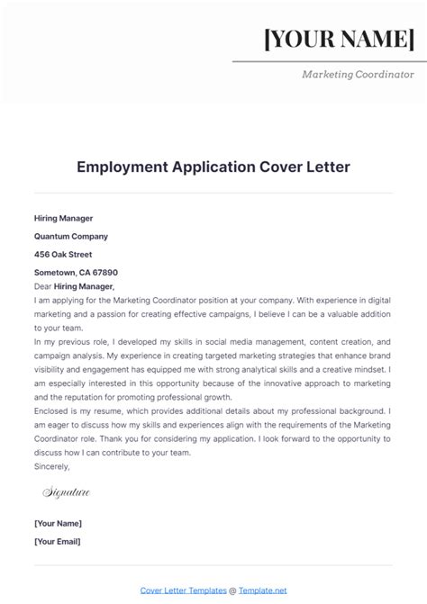 Cover Letter Template -ai