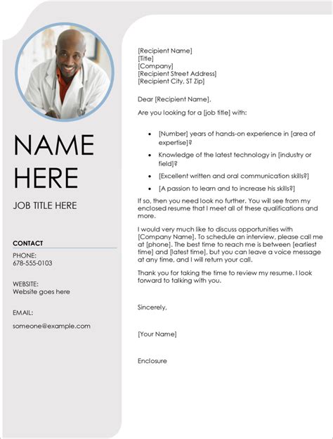 Cover Letter Template Libreoffice Resume Examples