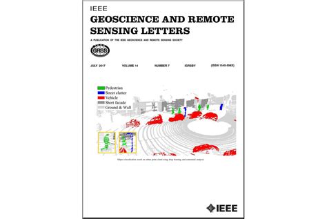 Cover Page Article in the IEEE Geoscience and Remote Sensing Letters