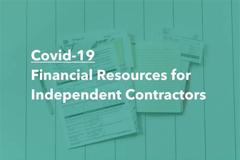 Covid-19 Financial Resources for Independent Contractors