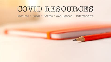 Covid-19 Resources: Medical, Legal, Forms, Jobs & Other