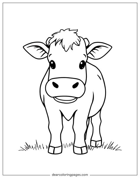 Cow Coloring Pages To Prin