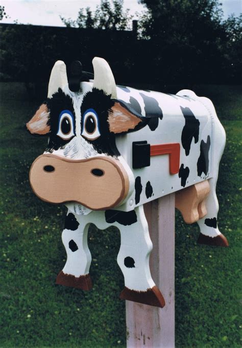 Cow Mailbox - Etsy