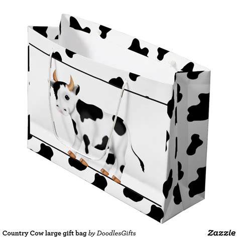 Cow Patterns Gift Bags Zazzle