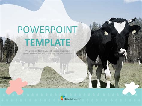 Cow Powerpoint Template