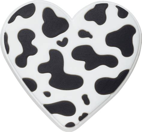 Cow Print Heart Jibbitz™ charms - Crocs