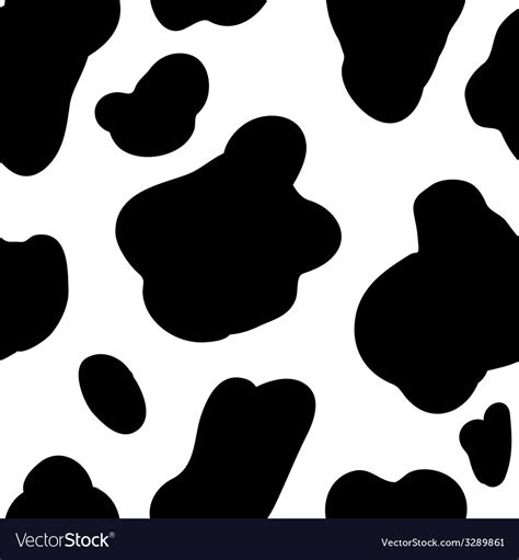 Cow pattern background design element Royalty Free Vector