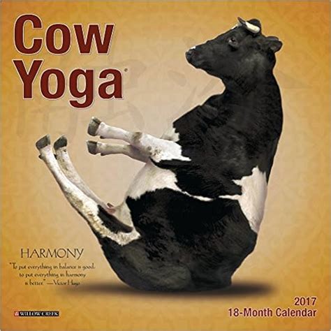 Read Online Cow Yoga 2017 Wall Calendar By Not A Book