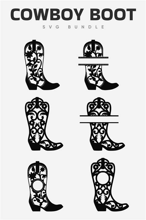 Cowboy Boot SVG Bundle – MasterBundles