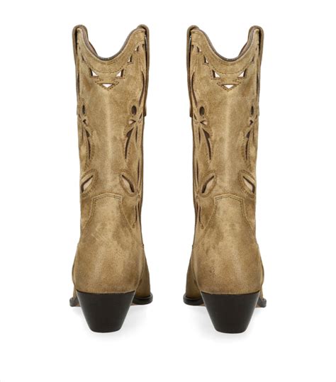 Cowboy boots Isabel Marant Khaki size 39 EU in Suede - 17972193