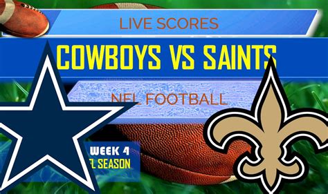 Cowboys Vs Saints Score History StatMuse