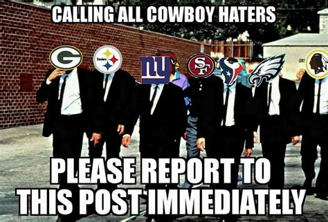 Cowboys haters. The Cowboys are both simultaneously the most popular and most hated team in the NFL. Bad Cowboys teams get better ratings than good teams even in major markets like New York & Los Angeles. The NFL and the media are always going to talk Cowboys because talking Cowboys makes money. 