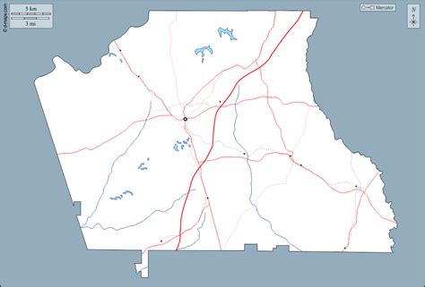 Coweta County: Free maps, free blank maps, free outline maps, …