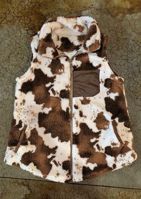 Cowhide Vest - Etsy