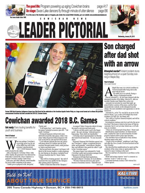 Cowichan News Leader Pictorial, January 30, 2013 - issuu.com