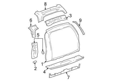 Cowl for 2007 Chevrolet Trailblazer GM Parts Online