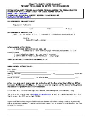 Cowlitz County Superior Court Local Rules. Juror Information. Dai
