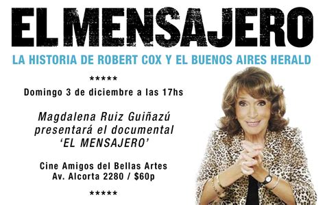 Cox Elizabeth Messenger Buenos Aires
