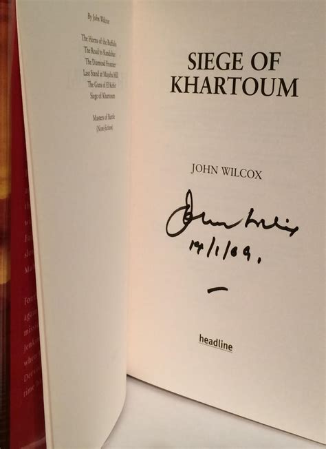 Cox John  Khartoum