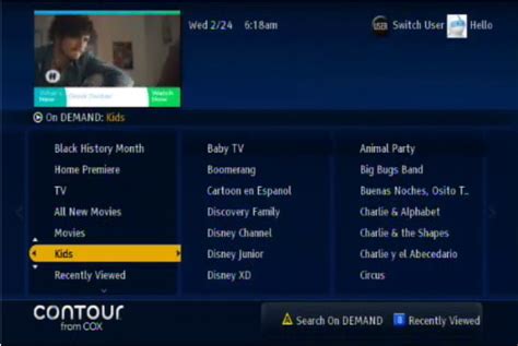Cox communications watch online. Acorn TV is available to customers who have Contour receivers. Simply say ""Acorn TV"" into your Contour Voice Remote and follow the on-screen prompts. Acorn TV programs can also be found throughout the Cox On Demand menu: On Demand > Store > Add a Channel. On Demand > Networks > Lifestyle & Culture. 