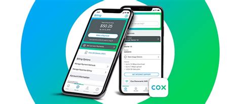 Cox mobile app. The Cox app makes install easy. Download the app and follow the Easy Connect instructions on screen. You can also use the Cox app to manage your bill, view your data usage, get service support or message an agent with 24/7 support. 