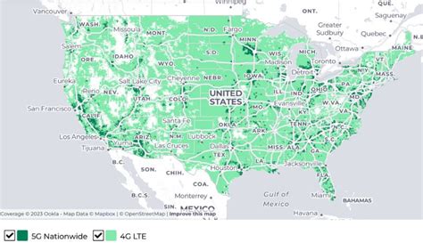 When it comes to 5G network coverage, T-Mobile scores the highest according to the J.D. Power 2023 wireless network study. ... Cox Mobile: MobileX: Carrier reviews. ... T-Mobile coverage map. Verizon coverage map. AT&T coverage map. Cell phone coverage by state.. 