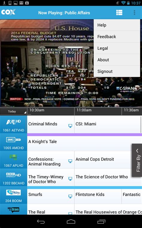 Cox streaming apps. Contour is Cox’s premier video product that provides customers with their favorite shows and movies in one place without switching TV inputs or apps. Now featuring Tubi, Contour’s library of apps also feature Netflix, YouTube, YouTube Kids, iHeartRadio and NPR One, as well as a sports app that shows live stats and scores on the TV screen … 