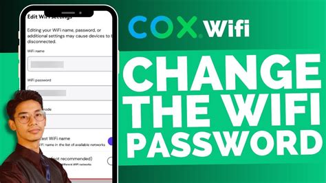 To change your wifi password, most laptops and computers can fol