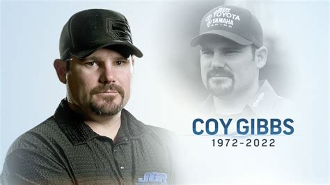 Coy gibbs cause of death. CHARLOTTE (QUEEN CITY NEWS) — Coy Gibbs, the son of NASCAR legend Joe Gibbs and father of Xfinity driver Ty Gibbs, has died, Joe Gibbs Racing announced Sunday. He was 49. “It is with great sorrow that Joe Gibbs Racing confirms that Coy Gibbs (co-owner) went to be with the Lord in his sleep last night. The family appreciates all the thoughts ... 