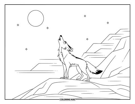 Coyote Coloring Shee