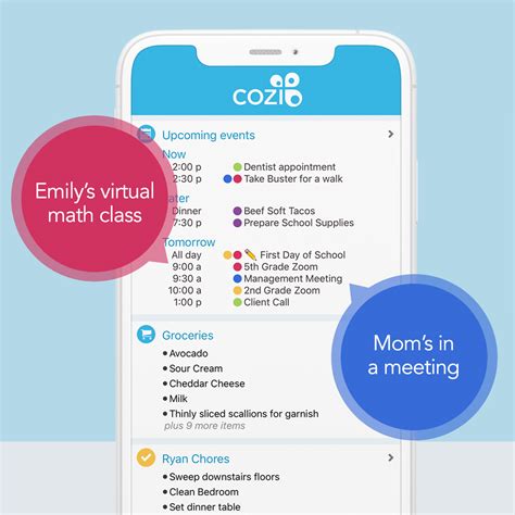 Cozi schedule. Jan 10, 2023 · 4. Cozi Family Organizer. Cost: Free or subscribe to ad-free Cozi Gold, which offers extra features like calendar search, multiple reminders, and a month view on mobile. If you’re looking for an online calendar for your entire family, Cozi Family Organizer is the way to go. Start by setting up your family calendar. 
