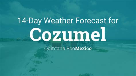 Cozumel, ROO, MX A low chance of a shower early morning, then a low risk of an isolated thunderstorm throughout the day Locally higher rain amounts Current Weather 88° F Clouds and sun More Details. . 