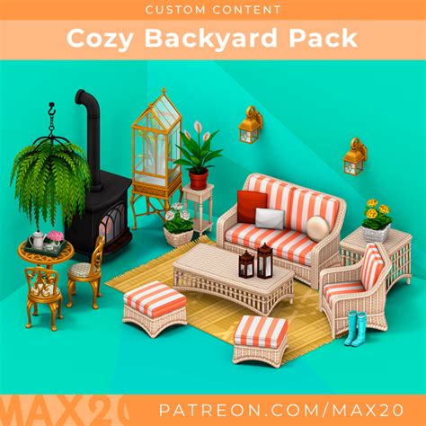 Cozy Backyard Pack Max 20 on Patreon