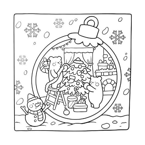 Printable Cute Penguin Coloring Pages