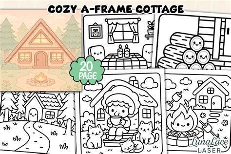 Cozy Cottage Coloring
