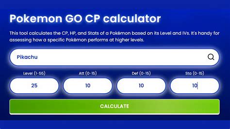 Cp Calculator Pokemon Go This Tool Will Calculate How