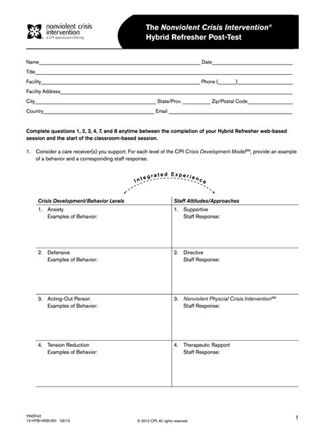 CPI tests typically consist of multiple-choice questions and are designed to test a person's ability to recognize and solve problems. To fill out a CPI test, read each question …. 