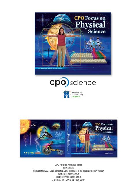 Cpo focus on physical science textbook answers. - Délégation générale à la recherche scientifique et technique..