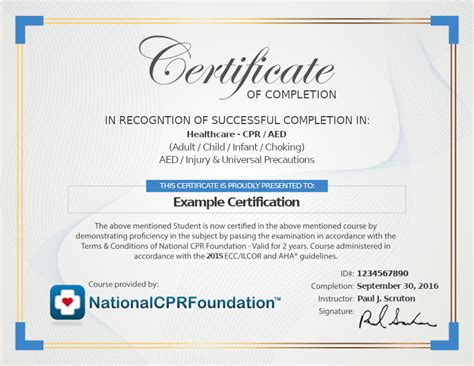 Cpr And First Aid Certification Washington State