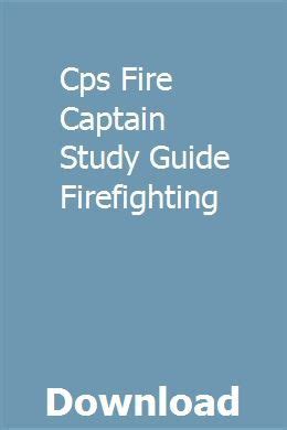 Cps fire captain study guide firefighting. - The house that jill built a womans guide to home building.