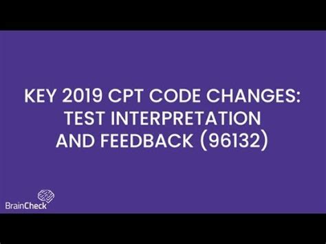 Cpt 96132. Updated Guidance on Billing and Coding. On April 1, 2019 the National Correct Coding Initiative (NCCI) implemented an edit to how psychologists can bill for assessments occurring over multiple days as well as billing for test administration by technicians and psychologists on the same day. The following information is intended to guide ... 