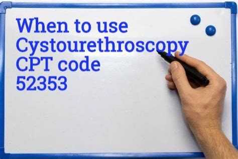The Current Procedural Terminology (CPT) code 52353 as mai
