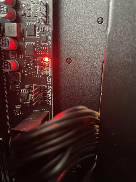 Cpu fail light.  Then the next day the same thing happened, I realised ...