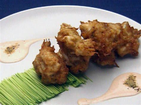 Crab Fritters with Spicy Mayo Recipe Robert Irvine