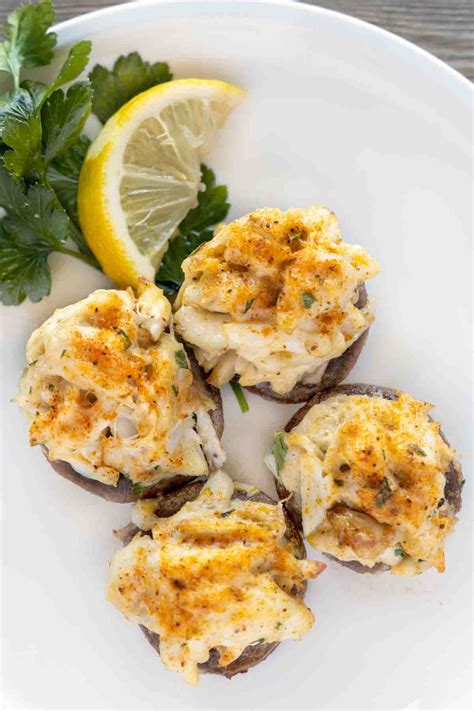 Crab Stuffed Mushrooms - Menu - Sutter