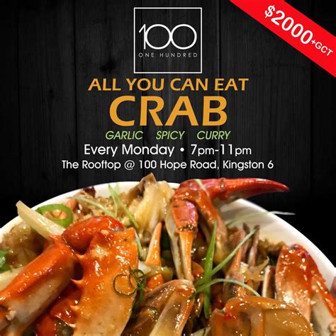 Crab all you can eat. Apr 13, 2023 · All you can eat crabs, corn and hush puppies (2 hour time limit) $2 off all Cravers, Sandwiches & Baskets ... All You Can Eat Shrimp - $24.95. Add Shrimp to your AYCE ... 