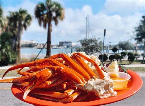 Here are the top 15 Clearwater restaurants open right now. 1. The Salty Crab Bar & Grill North Beach (Editor's Choice) 462 Mandalay Avenue. Clearwater Beach, FL 33767. (727) 330-1750. Visit Website. See Menu. Open in Google Maps.. 